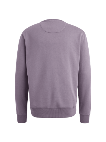 PME Legend Pullover CREWNECK SOFT TERRY WITH LOGO in Lila