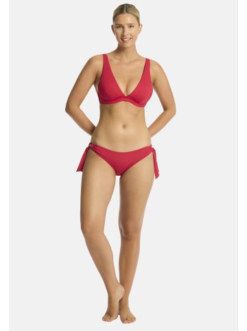 Sea Level Longline Essentials Bikinitop in RED