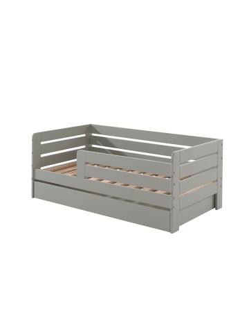 58 aufm Kessel JUNIORBETT Karie 144x56x70 aus Massivholz+MDF in Grau