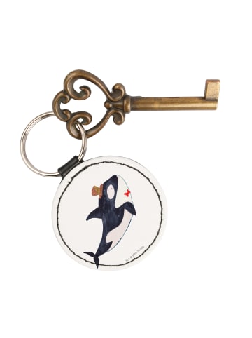 Mr. & Mrs. Panda Anhänger Orca Zylinder ohne Spruch in Weiß