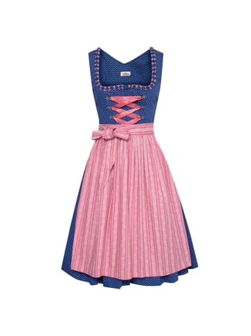 Almsach Midi Dirndl Amelie in Blau