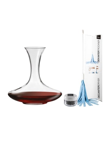 Eisch 3er Set Geschenkset Dekanter No Drop Effekt 750 ml in transparent