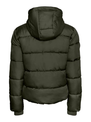 Pieces Wattierte Jacke in Forest Night