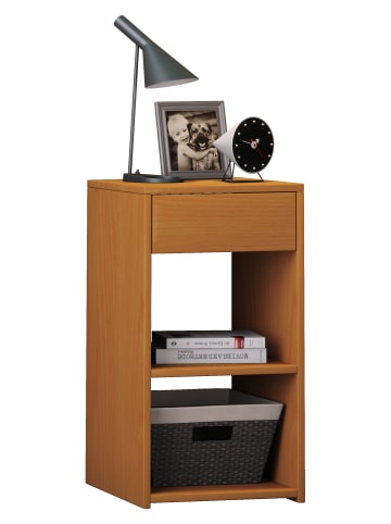 VCM Holz Nachttisch Nachtschrank Sledo Schublade Maxi in Buche