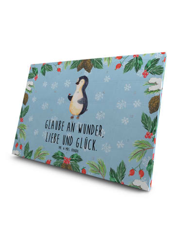 Mr. & Mrs. Panda Tee Adventskalender Pinguin Marienkäfer mit Spruch in Eisblau