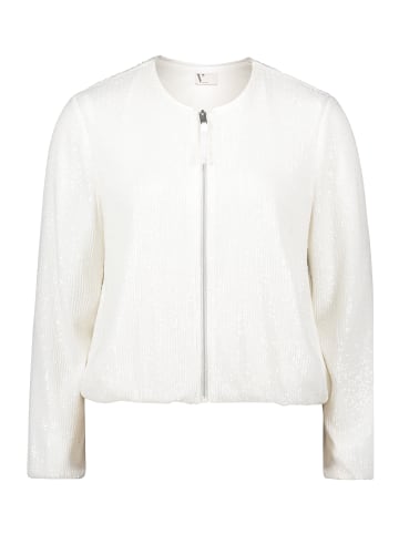 Vera Mont Blouson mit Pailletten in Rohweiß