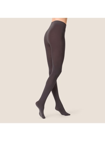 Kunert Strickstrumpfhose Sensual Cotton wärmend in Antracite