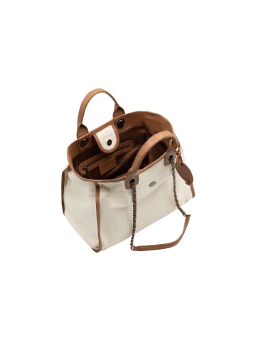 DreiMaster Vintage Shopper Bag in Braun Beige