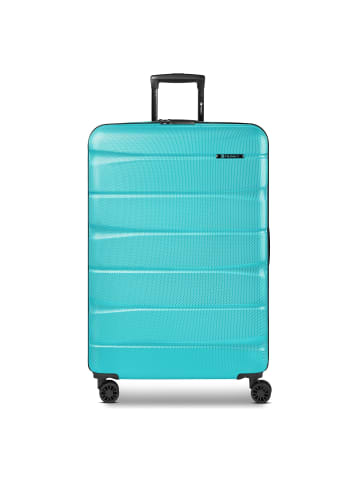 Franky Munich 4.0 4 Rollen Trolley L 76 cm mit Dehnfalte aqua dull