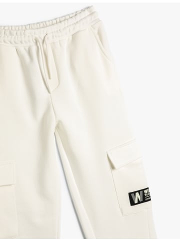 KOTON Sweathose in Weiß