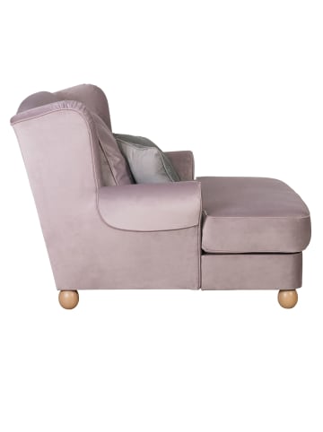 58 aufm Kessel XXL Sessel inkl. Kissen Katiga Samtvelours rosé