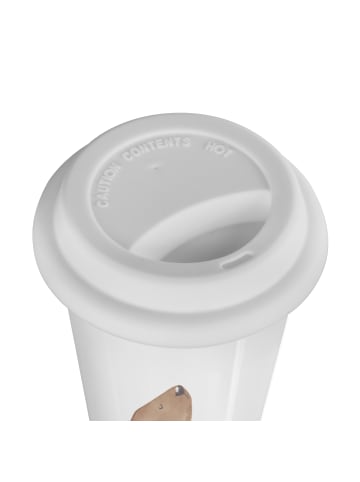 Mr. & Mrs. Panda Coffee To Go Becher Hund Keks ohne Spruch in Weiß