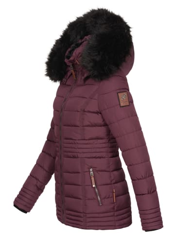 Navahoo Winterjacke B900 in Weinrot