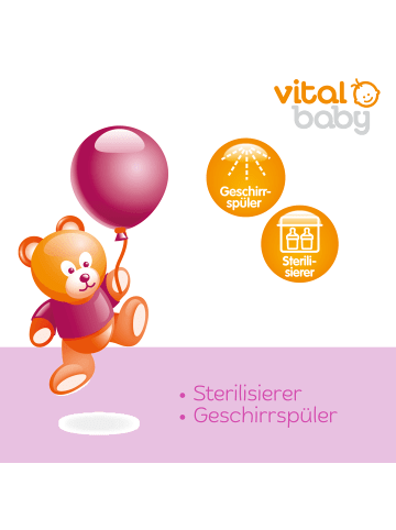 Vital Baby Kinder Besteckset 3-teilig - Stainless Steel