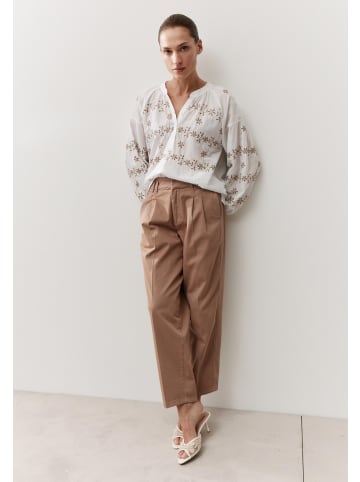 More & More luftig-leichte Bluse, bestickt in white