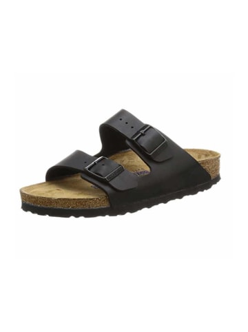 Birkenstock Pantoletten für Herren in schwarz in schwarz