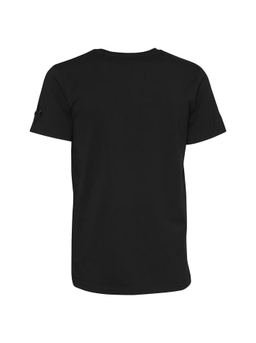 Roberto Geissini Skull Mirror T-Shirt Schwarz