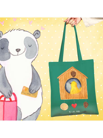 Mr. & Mrs. Panda Tragetasche Vogelhaus Home ohne Spruch in Mint