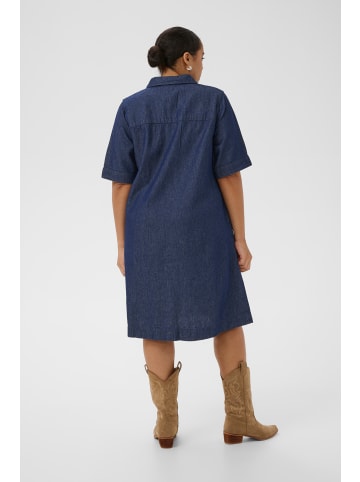 KAFFE curve Kleid KCjada A-shape in Dark Blue Chambray
