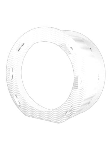 URSUS Runde Laterne 3D-Wellpappe, Weiß, 21cm, 1Stk. - ab 3 Jahren