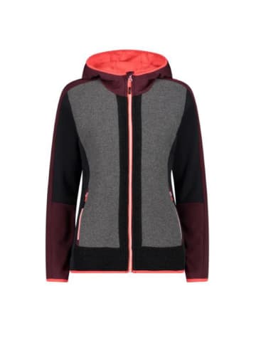 cmp Funktionsjacke WOMAN JACKET FIX HOOD in Rot