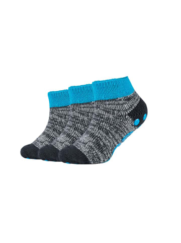 camano Kurzsocken 3er Pack warm & cozy in anthracite