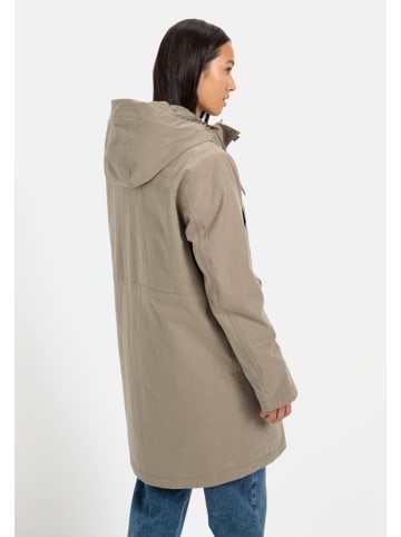 Camel Active teXXXactive® Funktionsmantel aus einem Baumwollmix in Salbei Grün