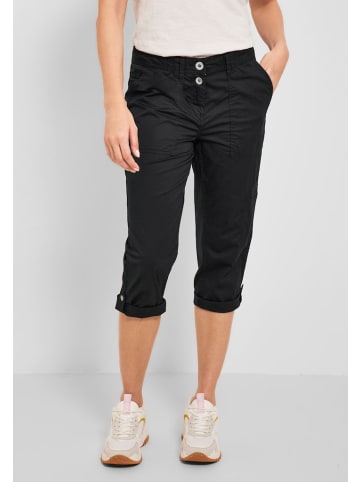 Cecil Papertouch Casual Fit Hose in Schwarz