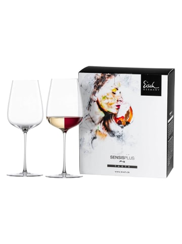 Eisch 2er Set Allround-Weingläser Essenca SensisPlus 580 ml in transparent
