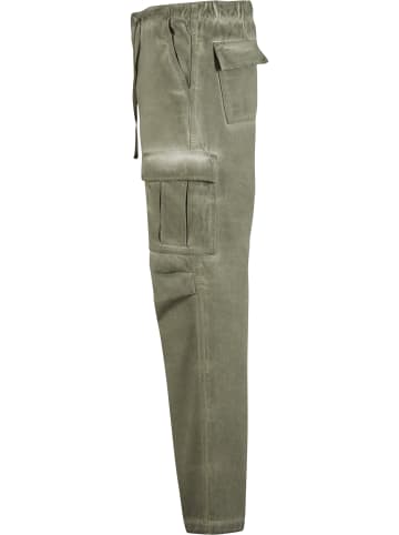 2Y Studios Cargo Trousers in washed oil khaki