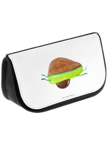 Mr. & Mrs. Panda Kulturbeutel Avocado Yoga ohne Spruch in Weiß