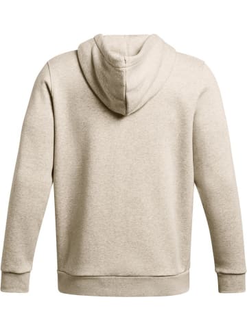 Under Armour Fleecejacke/Fleecepullover "Ua Icon Fleece Fz Hood" in Braun