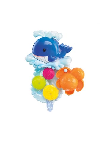 Toi-Toys Wasserspielzeug Wassermühle Wal mit Saugnapf - Baby Badewanne 12 Monate