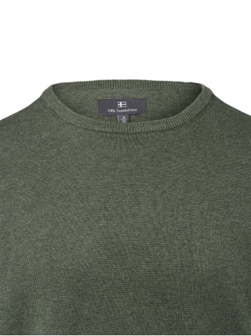Nils Sundström Pullover in oliv - 0005