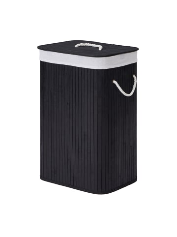 SONGMICS Wäschekorb Ronex in Schwarz - (B)30 x (H)61 x (T)40 cm