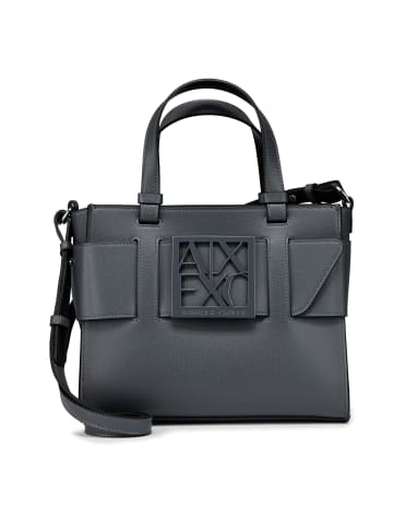Armani Exchange Handtasche 24 cm in chill steel