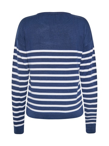 usha BLUE LABEL Damen Pullover in MARINE WEISS