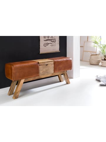 KADIMA DESIGN Design Turnbock Sitzbank Aufbewahrungsfach 120 x 29 x 53 cm