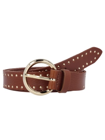 Vanzetti Nietengürtel Leder cognac