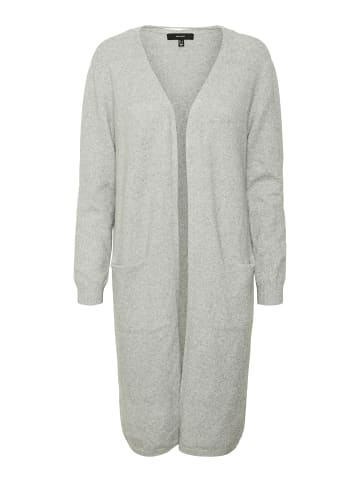 Vero Moda Strickjacke in Light Grey Melange