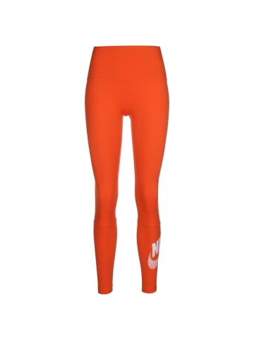 Nike Performance Funktionstights One Dri-Fit HR in orange / silber