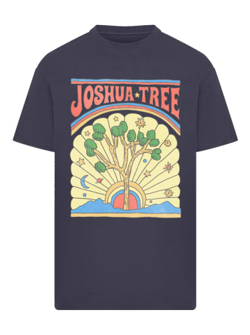 F4NT4STIC Oversize T-Shirt US National Parks Joshua Tree in marineblau