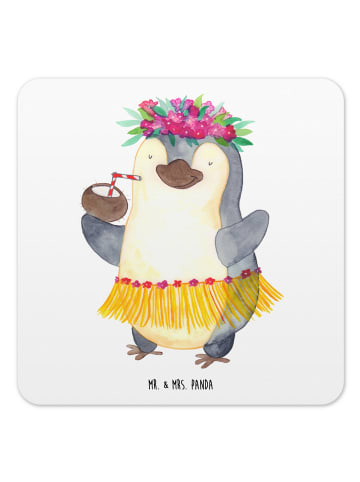 Mr. & Mrs. Panda Coaster Pinguin Kokosnuss ohne Spruch in Weiß