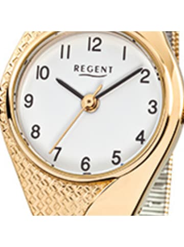 Regent Armbanduhr Regent Metallarmband gold klein (ca. 23x30mm)