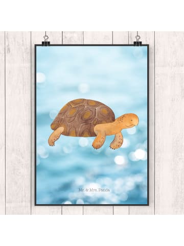Mr. & Mrs. Panda Bild Schildkröte MHerzieren ohne Spruch in OZeichenanblue