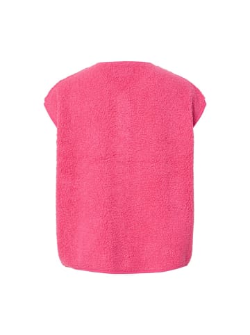 Pieces Weste in shocking pink