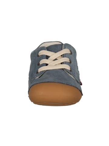 Trollkids Leder-Lauflernschuhe Bjordal in mystic blue