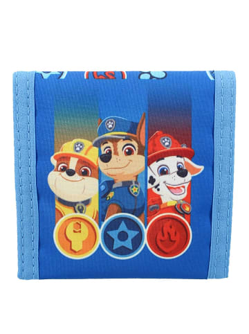 Paw Patrol Paw Patrol Portemonnaie – Kinder Geldbörse rosa mit Fächern in Blau