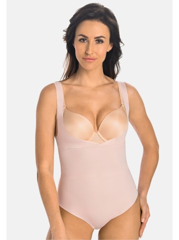 Teyli Nahtloser Schlankheits-Body für Frauen Body slim in beige