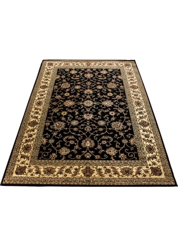 KADIMA DESIGN Teppich Orient Kurzflor klassisch Polypropylen Wohnzimmer in Schwarz